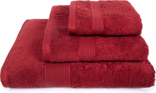 Biokarpet Naf Naf Bonjour Towels Deep Red-30x50