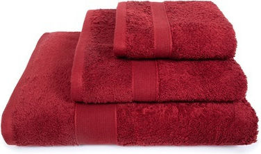 Biokarpet Naf Naf Bonjour Towels Deep Red-50x100 Biokarpet Naf Naf Bonjour Towels Deep Red-50x100
