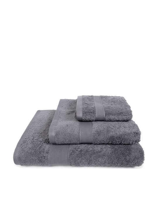 Biokarpet Naf Naf Bonjour Towels Dk Grey-80x150