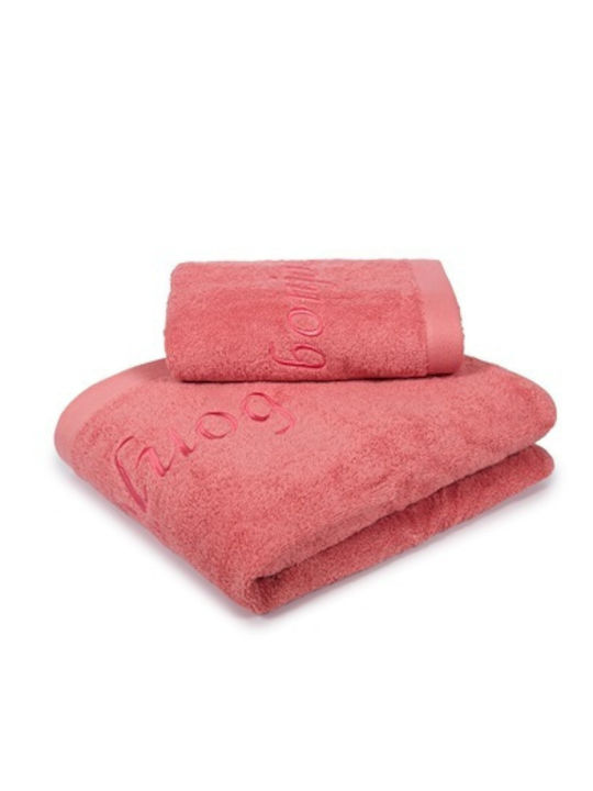 Biokarpet Bath Towels Set of 2 Pieces Bonjour Coral Almond