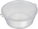 THalassinos Einweg-Plastikgeschirr 180ml Eingebetteter Deckel 100 Stück