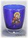 Glass Vigil Oil Lamp Decal Icon of Virgin Mary 9 Shades Size 10.3 X 9 Cm