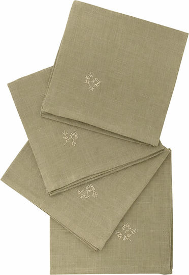 Πετσέτα Φαγητού Σετ 4τμχ A-s Joy Σετ Khaki 40x40εκ. Πετσέτα Φαγητού Σετ 4τμχ A-s Joy Σετ Khaki 40x40εκ.