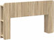 vidaXL Wooden Bed Headboard Brown