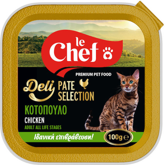 Le Chef Deli Υγρή Τροφή για Γάτες με Κοτόπουλο
