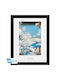 Utagawa Hiroshige Drum Bridge Yuhi Hill At Meguro Poster Frame 31x41cm