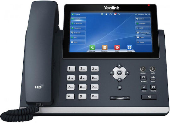 Yealink Sip T4 U Series T48u Poe High End Business Τηλέφωνο Voip