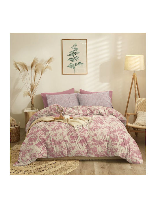 Cokitex Marta Nala Σετ Σεντόνια Διπλά 205x260εκ. Mulberry (4τμχ)