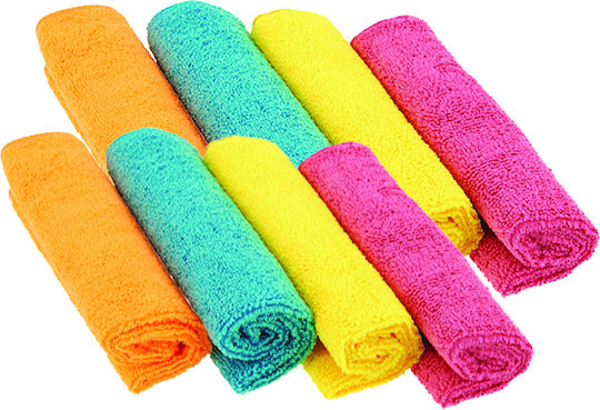 Set 8 Kitchen Cleaning Cloths 30 X 30 Cm 87399502207 Random Color Or Design Selection