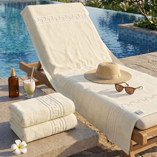 Pucioasa Prosop De Hotel Piscină 180x80cm Alb Greutate 500gsm