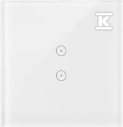 Kontakt-Simon Χωνευτός Διακόπτης Τοίχου Αφής με Πλαίσιο Λευκός