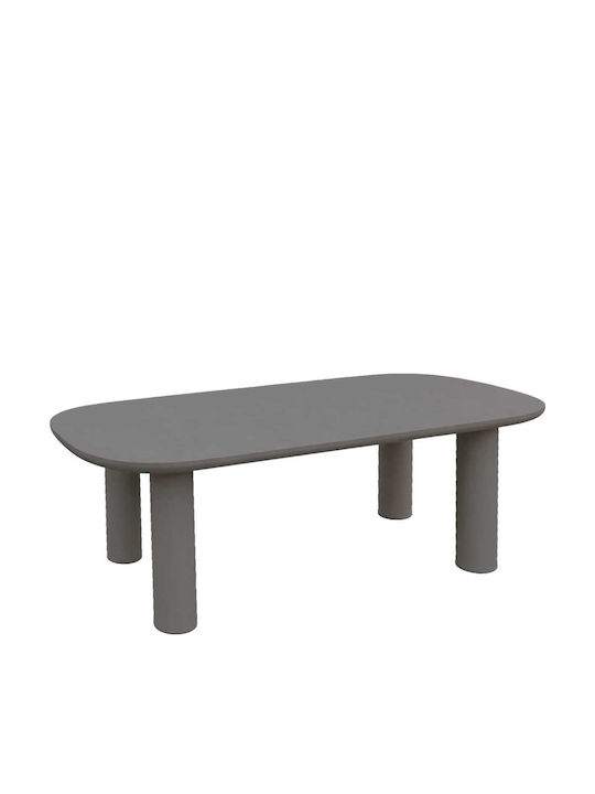 Dining Room Table Concrete Gray 200x100x75cm