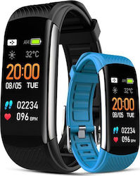 Giewont Gw200-7 Schwarze Blaue Aktivitätstracker 2 Armbänder