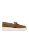Suede Ανδρικά Loafers σε Καφέ Χρώμα