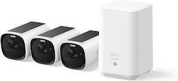 Eufy Система За Видеонаблюдение С 3 Безжични Камери IP 4MP