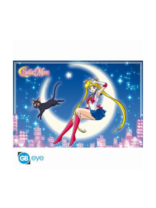 Sailor Moon Sailor Moon и Луна Оригинален Плакат 92x61см