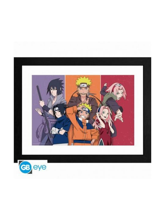 Naruto Shippuden Vergangenheit & Gegenwart Rahmen 31x41cm