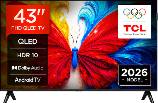 TCL Смарт Телевизор 43" Full HD QLED 43S5L HDR (2026)