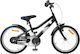 vidaXL 18" Детски Велосипед BMX Черен
