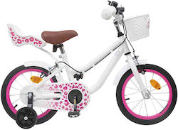 vidaXL 12" Kinderfahrrad Mountainbike Weiß
