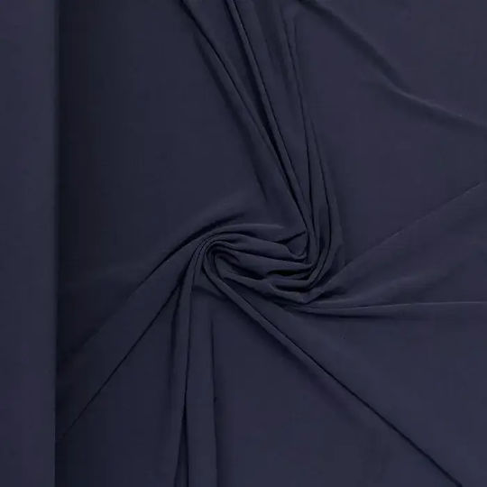 Fabric for Clothes by Meter Width 150cm Dark Blue