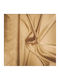 Decoration Fabric Satin By Meter Width 150cm Gold-Bronze