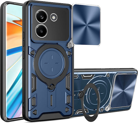 Orso Ringstand Slide Camera Back Cover Μπλε (Poco X8 Pro)