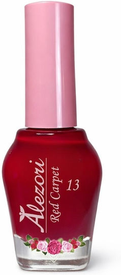 Alezori Glossy Βερνίκι Νυχιών Μακράς Διαρκείας Quick Dry Κόκκινο