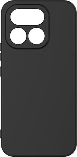 Senso Liquid Rückseite Umschlag Silikon Schwarz (Realme 16 Pro)