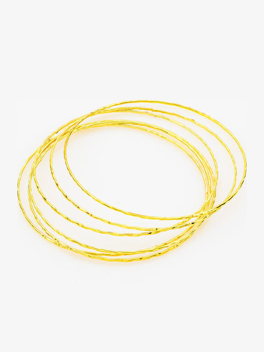 Women's Set Gold Plated Bracelets 2071-1-Gold