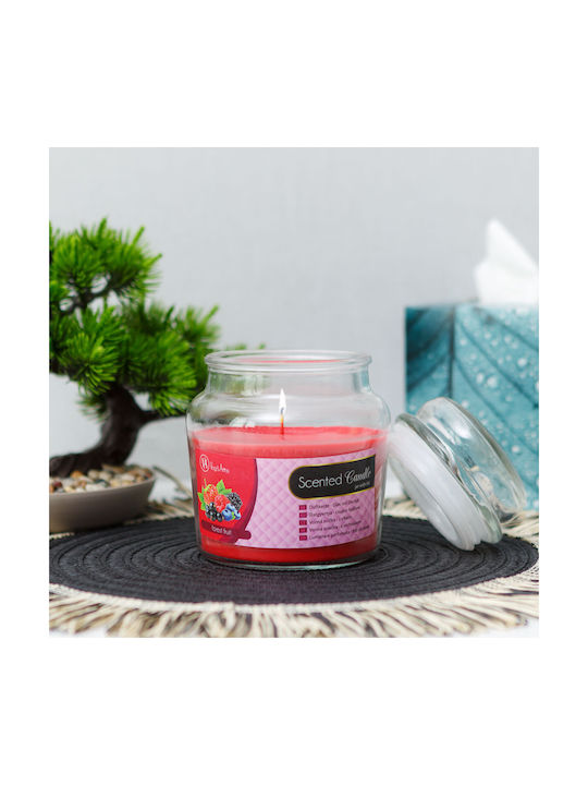 Lumânare Aromatică în Borcan cu Miros poate fi un cadou perfect pentru cei dragi deoarece aromele încântătoare farmecă pe toată lumea Borcan de Sticlă cu Capac Aspect Decorativ Atmosferă Magică Parfum de Lungă Durată Ușor de Folosit Notă Persoanele Sensibile la Parfum Ar Trebui să Folosească cu Precauție Utilizare 310gr