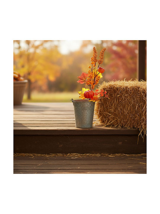 Dekorative Zweigstelle Beeren 62 Cm Warme Farben Rote Orange Braune