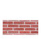Antike Rote Ziegel 24 X 6 X 1.1 Wandsticker & Wandgemälde