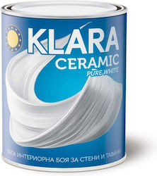 Klara Πλαστικό Χρώμα Ακρυλικό White