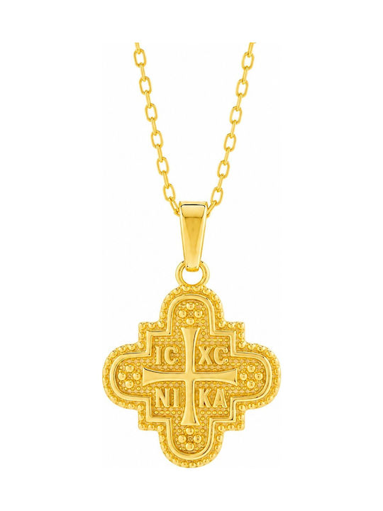 Jools Necklace Constantine Talisman Gold Plated Silver with Zircon