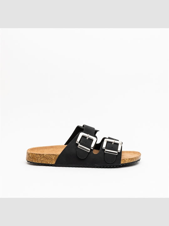 Women's Flat Sandals Black