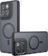 Techsuit Purefrost Silicone Back Cover Black for Motorola Edge 70 Fusion 5G