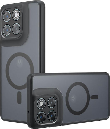 Techsuit Purefrost Silicone Back Cover Black for Motorola Edge 70 Fusion 5G