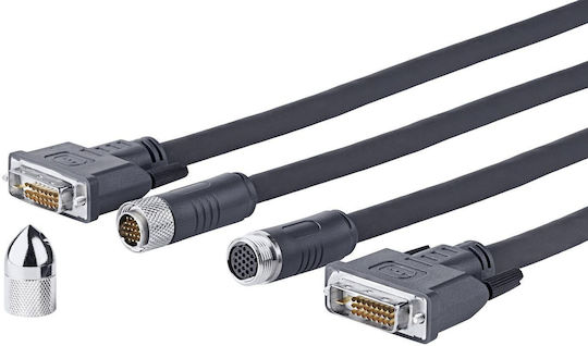 Vivolink DVI-Kabel DVI-D-Stecker - 7,5 m Schwarz PRODVICW7.5