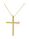 Psomas Women's Gold Cross 14K with Chain ST1523