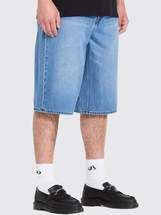 Volcom Ανδρική Βερμούδα Τζιν Μπλε