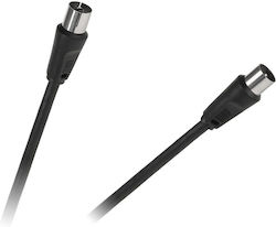 DM Pro Καλώδιο Κεραίας Coax male - Coax female Μαύρο 3m