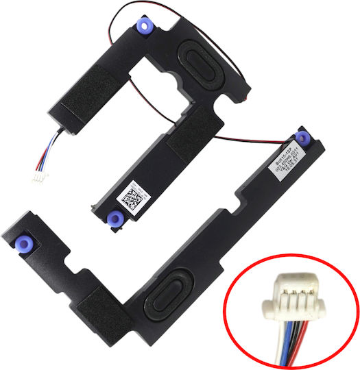 Speaker Set Pair Laptop Dell Inspiron 15-5584 Ftt6x 0ftt6x 023.400h6.0011 023.400h6.0021 P85f Bolt15 Bolt15-1sp Ftt6x 0ftt6x Speakers Left+Right Code 1-spkr388