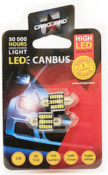 Bec Led Auto C5w 31mm 12v 2w 170lm 18 Smd Lumină Albă Set 2 Buc Bec Led Auto C5w 31mm 12v 2w 170lm 18 Smd Lumină Albă Set 2 Buc