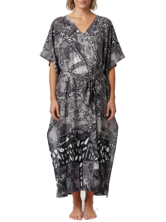 Summer Midi Dress Grey
