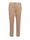 Women's Fabric Trousers in Slim Fit Beige