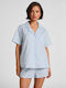 Hunkemöller Summer Women's Blue Pyjama Set