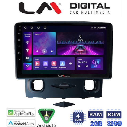 LM Digital Ηχοσύστημα Αυτοκινήτου για Ford Kuga 2008 2013 (Bluetooth/USB/WiFi/GPS/Apple-Carplay/Android-Auto)