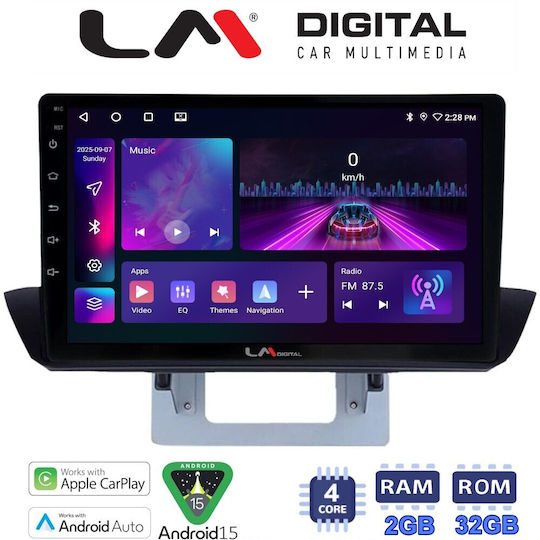 LM Digital Auto-Audiosysteme für Mazda BT-50 2012 2018 Bluetooth USB Eingebautes Wi-Fi GPS Apple CarPlay Android Auto