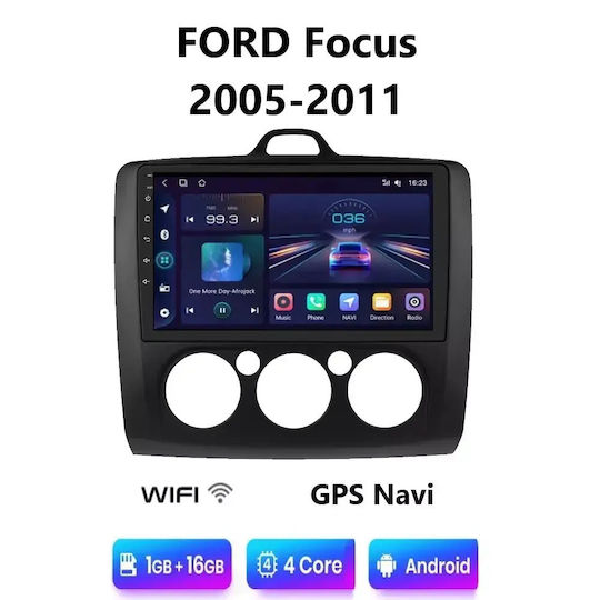 Car Audio System for Ford Focus 2005-2011 Bluetooth USB WiFi GPS Apple CarPlay Android Auto with 9" Touch Screen